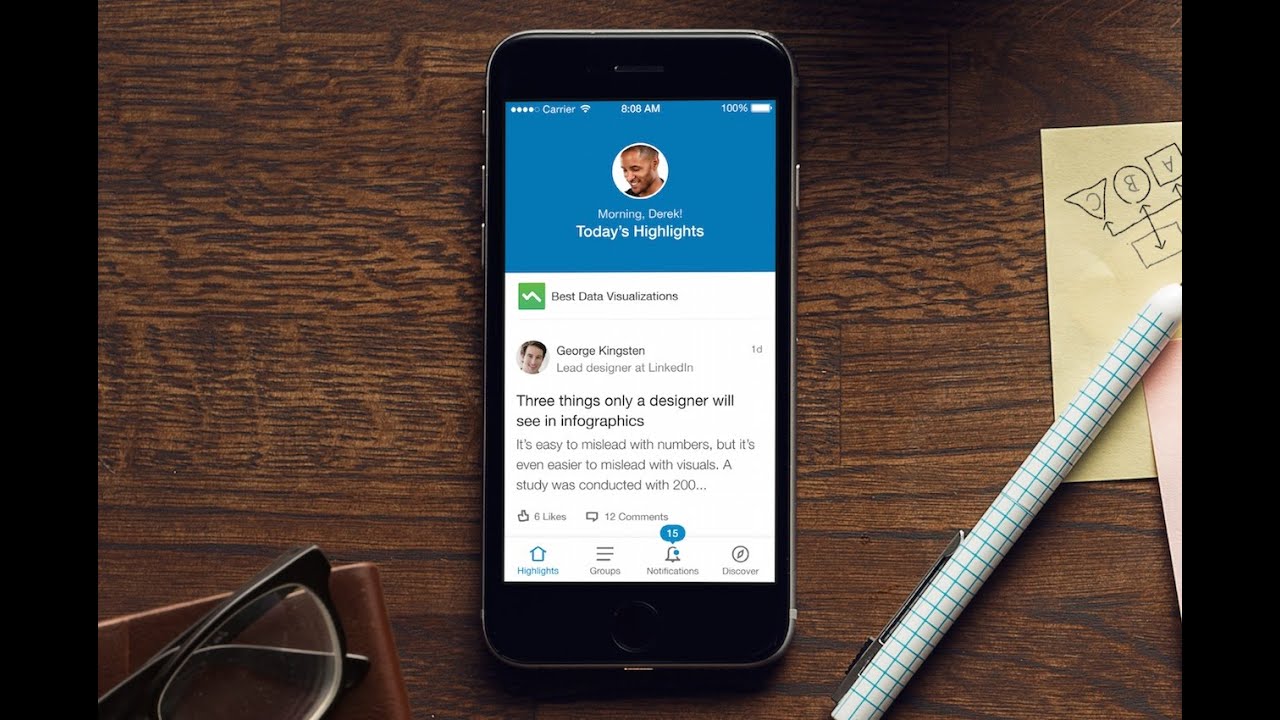 تحميل برنامج لينكد ان للايفون 2024 LinkedIn IOS