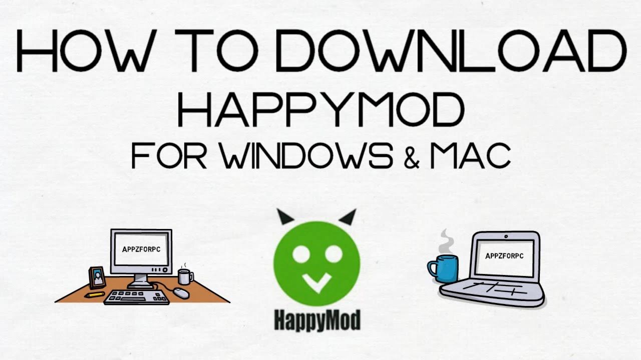 تحميل برنامج هابي مود happymod للكمبيوتر من ميديا فاير