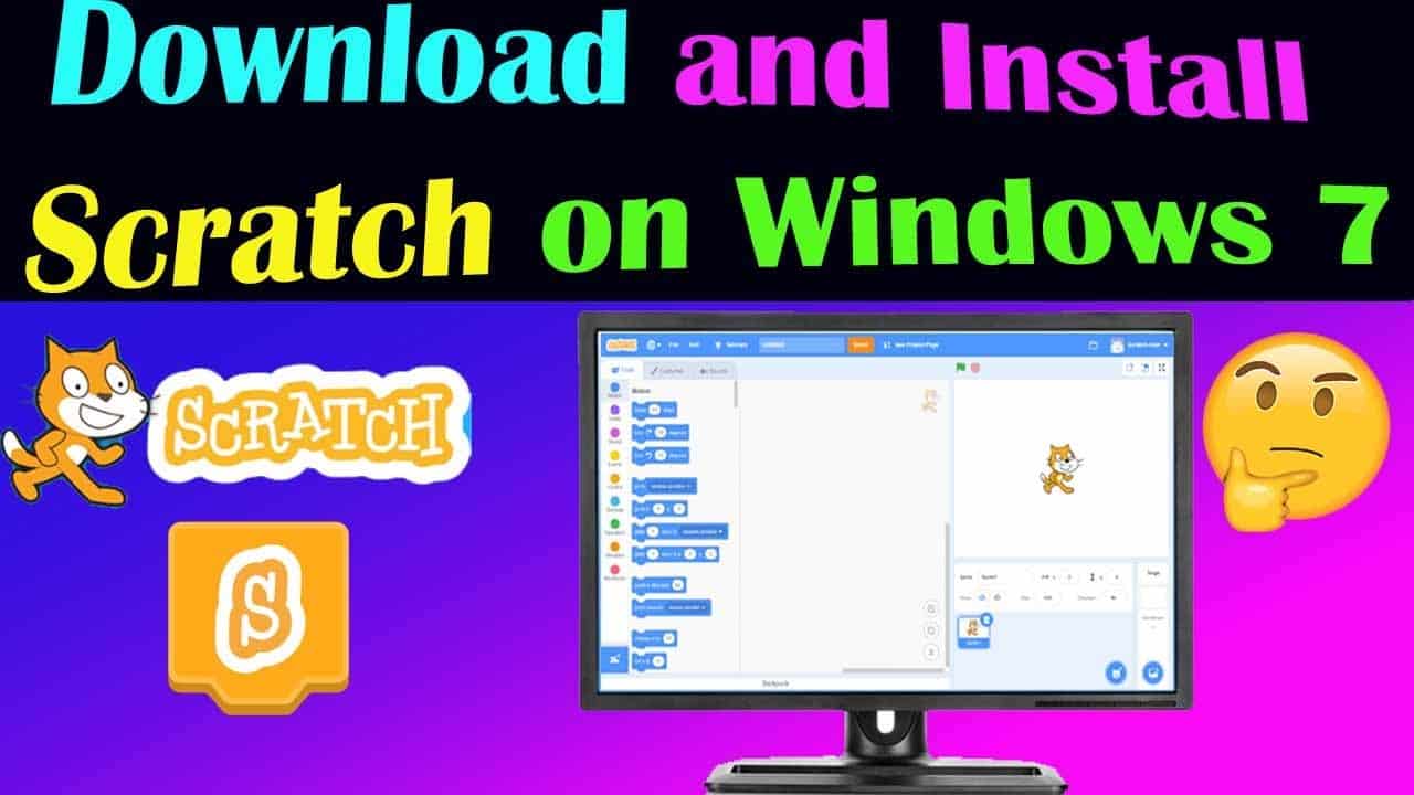 تحميل scratch للكمبيوتر ويندوز 7