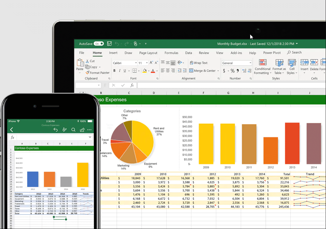 تحميل Microsoft Excel للكمبيوتر جميع الاصدارات مجانا