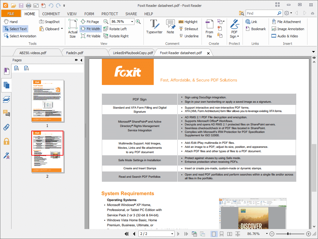 download foxit reader pdf 